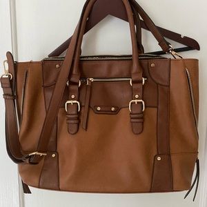 NWOT cute cross body large purse & work laptop bag